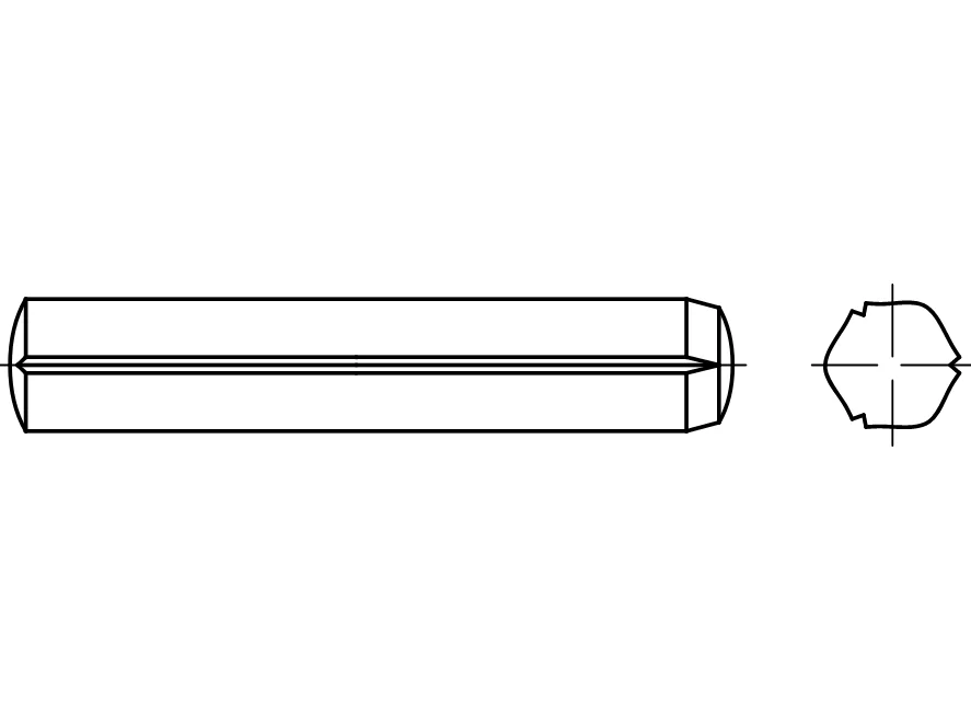 DIN 1473 / ISO 8740 / PN 85024 çentikli pimler
