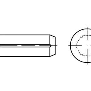 DIN 1477 / ISO 8747 / PN 82982 konik başlı perçin pimleri
