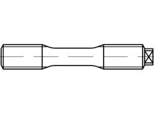 DIN 2510 / PN-H 74302 flanş bağlantıları için vidalar