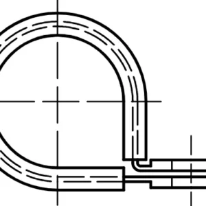 DIN 3016 D1 kauçuk kapaklı kelepçeler