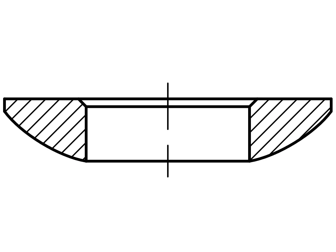 DIN 6319C küresel rondelalar