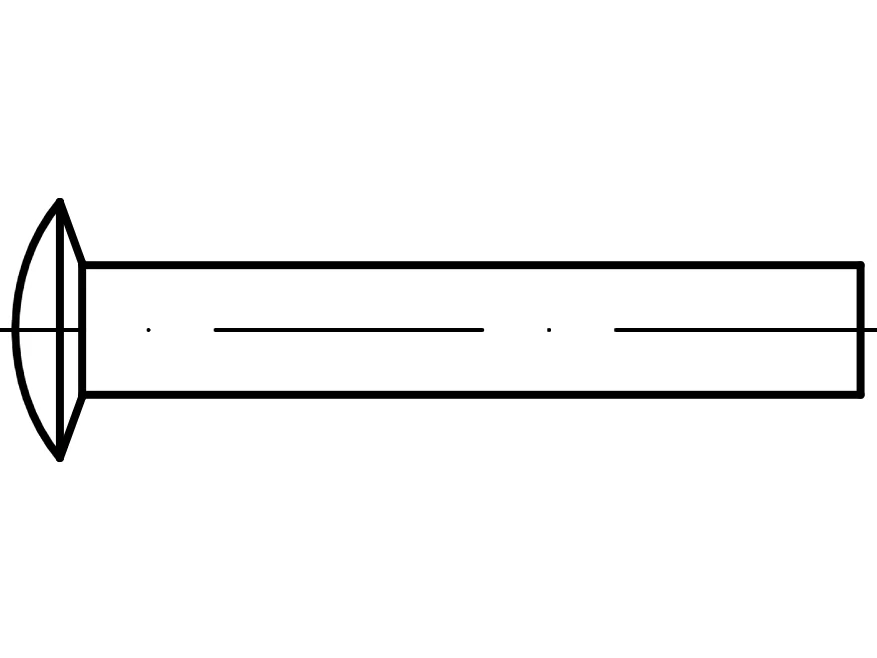 DIN 662 / ISO 1051 / PN 82956 tava başlı perçinler