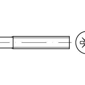DIN 965 / ISO 7046 / PN 82208 gömme başlı vidalar