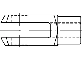 DIN 71752 çatal uçları