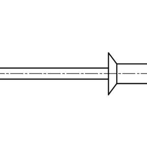 EB 88412 konik başlı sıkı kör perçinler