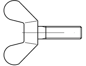 DIN 316 / PN 82436 kelebek vidalar