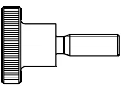 DIN 464 / PN 82456 yüksek başlı tırtıklı vidalar