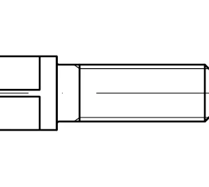 DIN 480 / PN 82308 pres vidaları / ayna vidaları